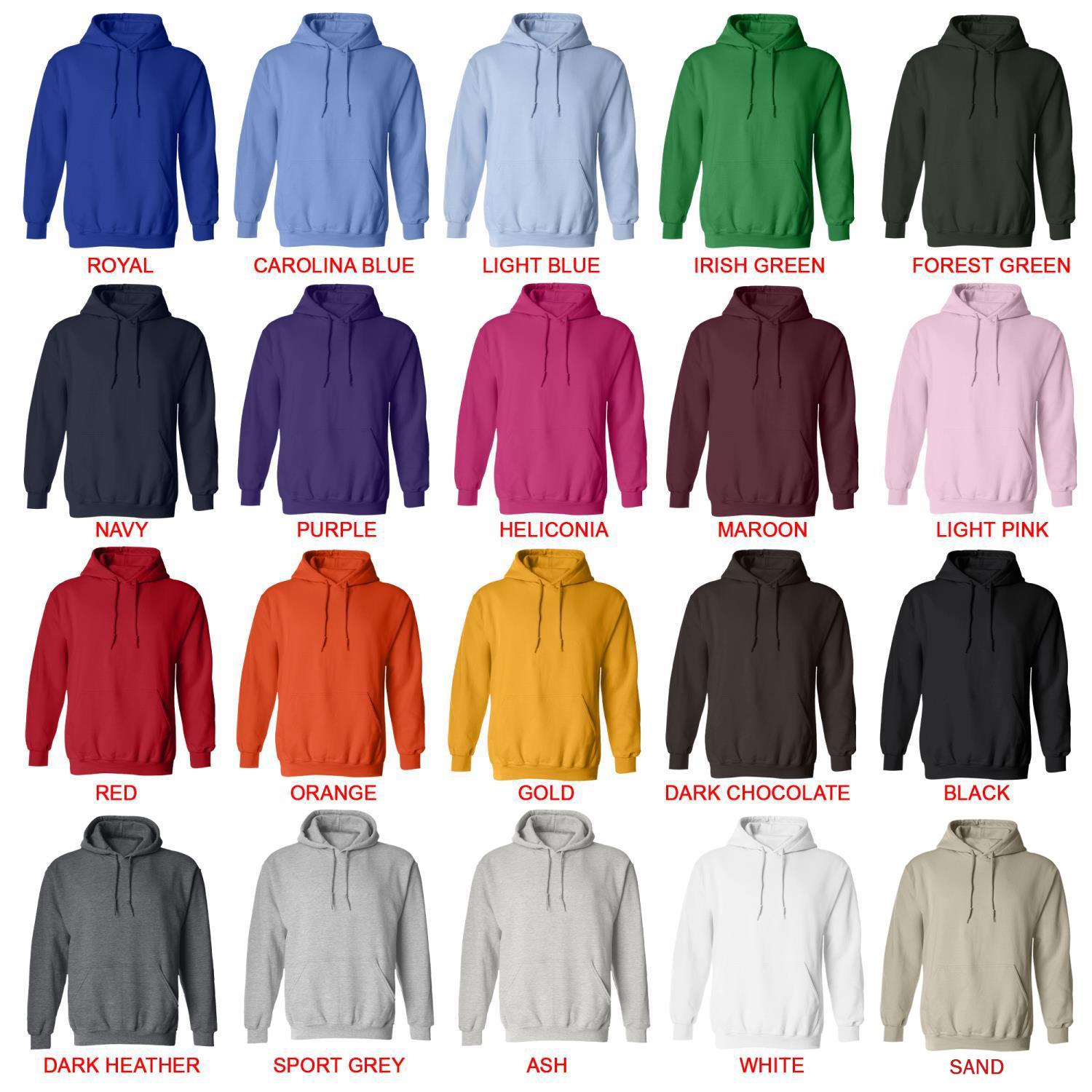hoodie color chart - Doctor Gifts UK