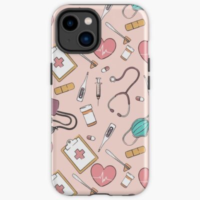 Pink Nurse Fabric Medical Design Iphone Case