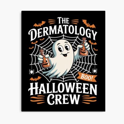 Spooky Dermatology Halloween Esthetician Cosmetology Poster