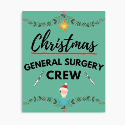 Christmas Surgery Medical Crew Design Poster