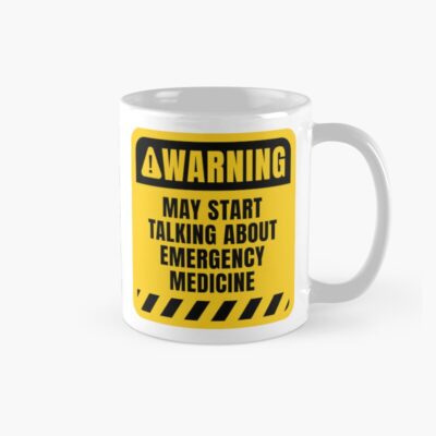 Emergency Medicine Warning Sign Design Mug