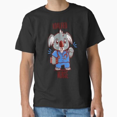 Koalified Nurse Koala Animal Pun T-shirt