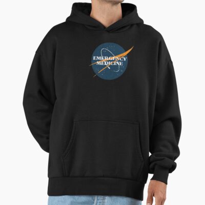 Vintage Emergency Medicine Space Design Hoodie