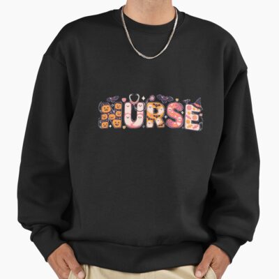 Halloween Nurse Spooky Medical Theme Sweatshirt