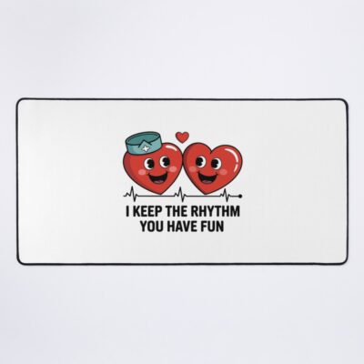 Cardiology Keep Rhythm Have Fun Mouse Pad