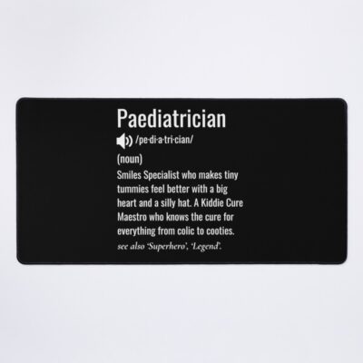 Paediatrician Definition Medical Career Meaning Mouse Pad