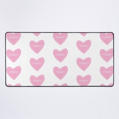 Psychiatry Medical Heart Theme Mouse Pad