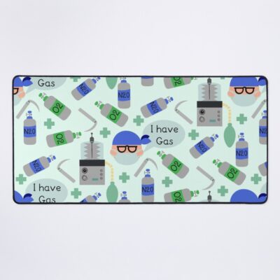 Anaesthetic Gas Medical Theme Mouse Pad