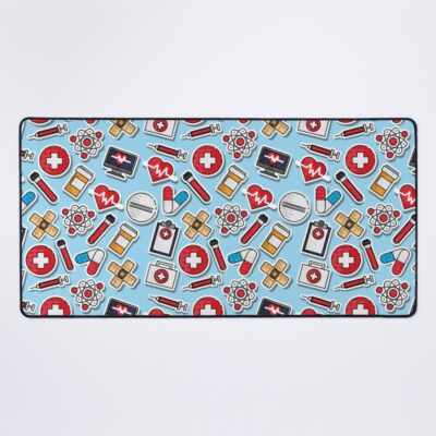 Nurse Tool Medical Pattern Design Mouse Pad
