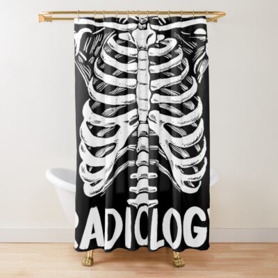 Radiology Ribcage X Ray Technologist Shower Curtain