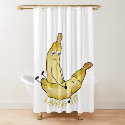 Banana Aid Emergency Medicine Humor Shower Curtain