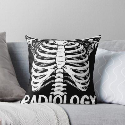 Radiology Ribcage X Ray Technologist Throw Pillow