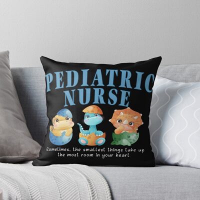Paediatric Nurse Picu Er Icu Care Throw Pillow