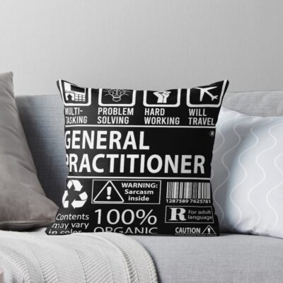 General Practitioner Multitasking Certified Job Throw Pillow