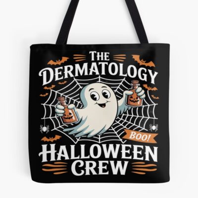 Spooky Dermatology Halloween Esthetician Cosmetology Tote Bag