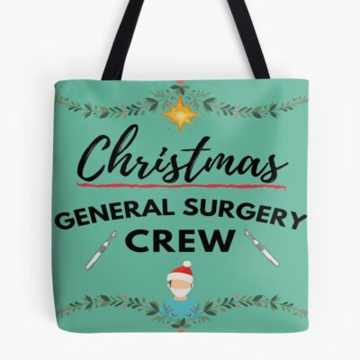Christmas Surgery Medical Crew Design Tote Bag